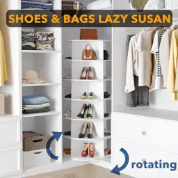 SpaceAid 6-Tier Rotating Shoe Rack… — Photo 4