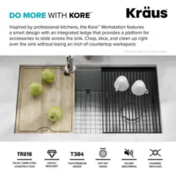 Kraus Kore Workstation Undermount Sink… — Photo 3