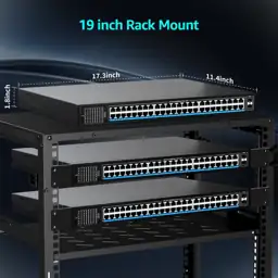 NICGIGA 48-Port Gigabit PoE Switch… — Photo 4