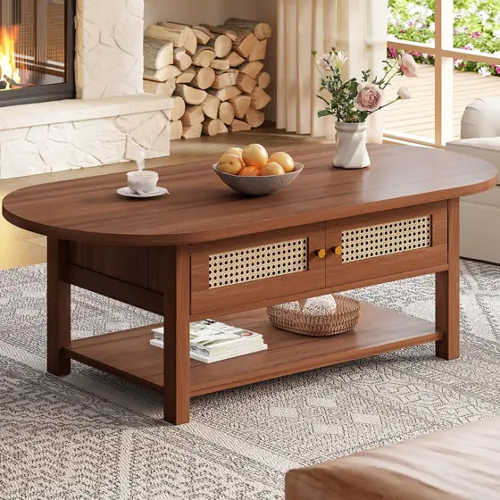 LVB Oval Coffee Table, 47"… — Photo 1