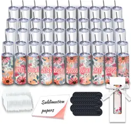 50 Pack Sublimation Tumblers 20… — Photo 1