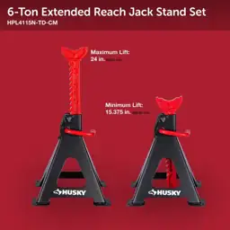 Husky 6 Ton Jack Stands — Photo 4