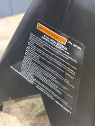 Husky 6 Ton Jack Stands — Photo 6