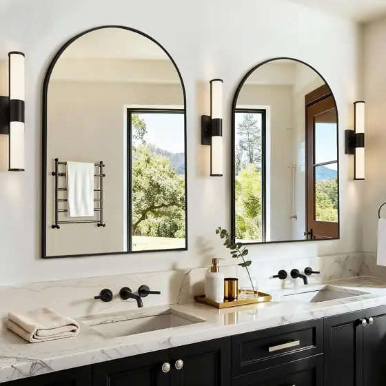 Arched Bathroom Vanity Mirror for… — Photo 1