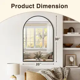 Arched Bathroom Vanity Mirror for… — Photo 3