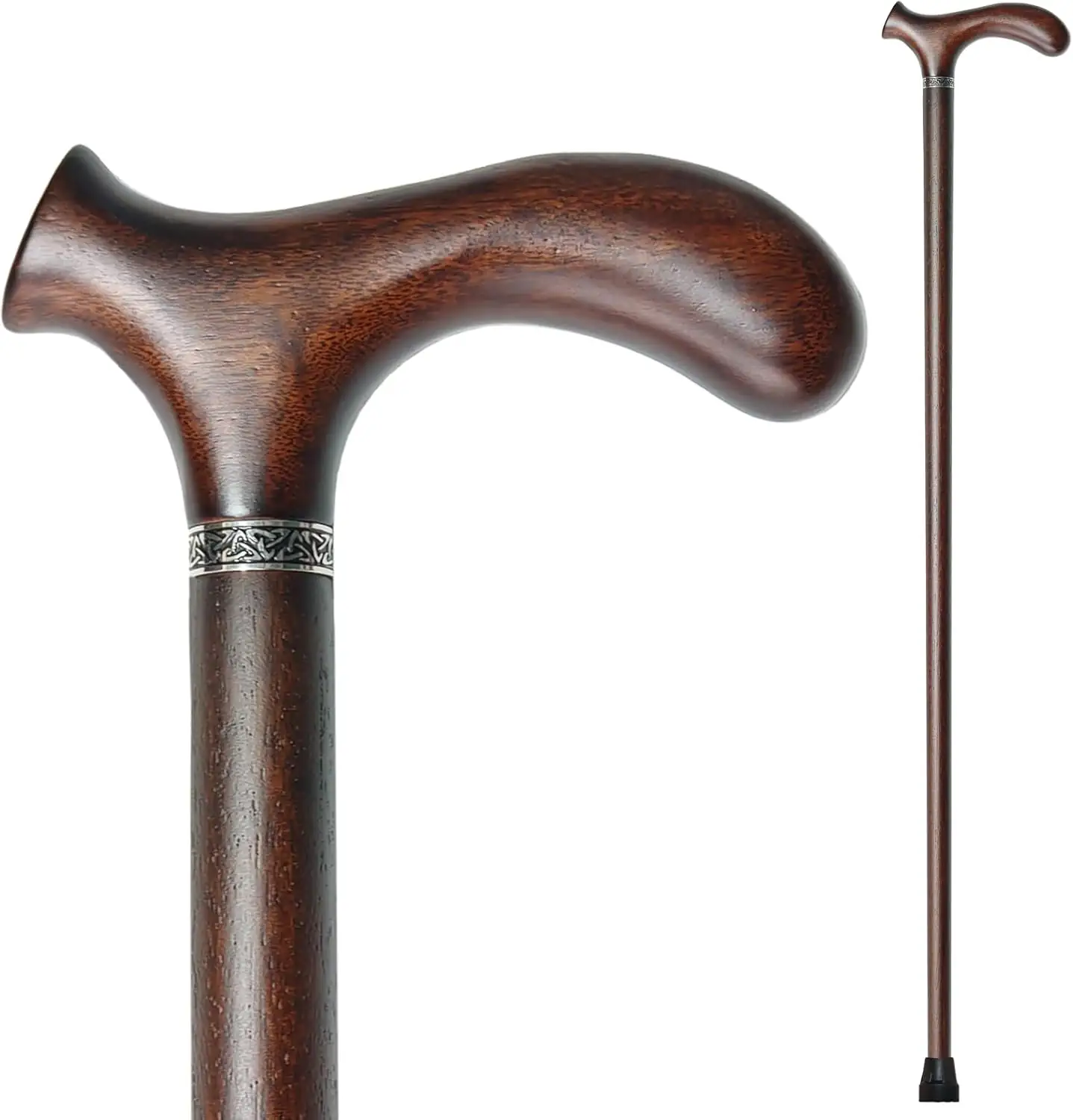 Wooden Walking Cane with 5-Height… — Photo 1