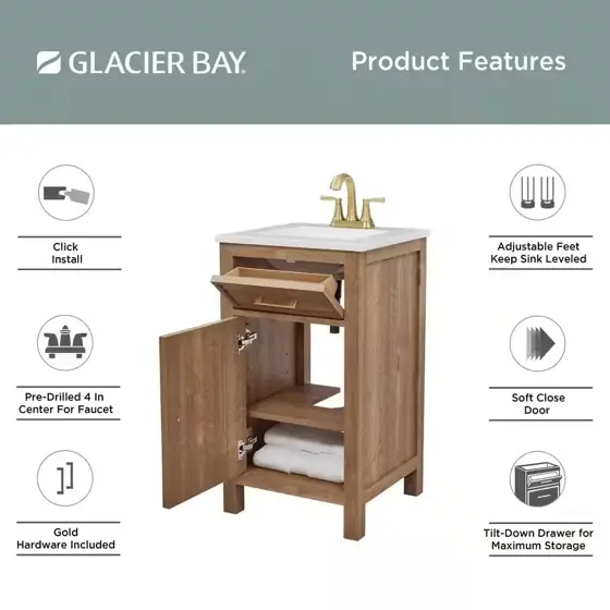 Faris 20 in. Freestanding Bathroom… — Photo 3