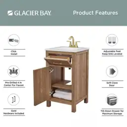 Faris 20 in. Freestanding Bathroom… — Photo 3