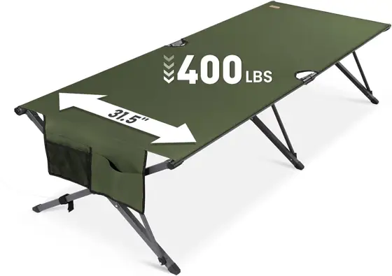 Heavy Duty Camping Cot for… — Photo 1