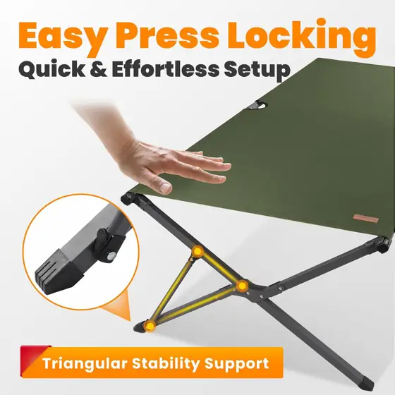 Heavy Duty Camping Cot for… — Photo 3