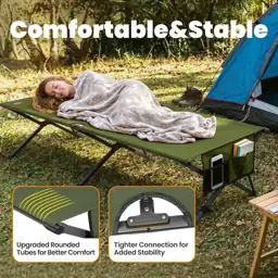 Heavy Duty Camping Cot for… — Photo 4