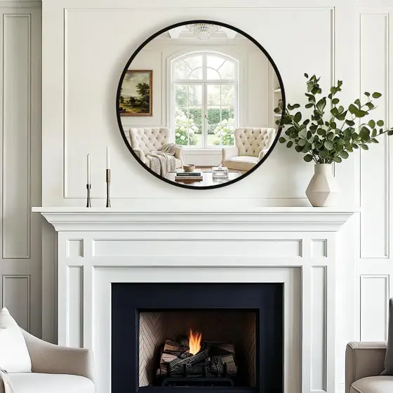 FGU Round Bathroom Mirror for… — Photo 2