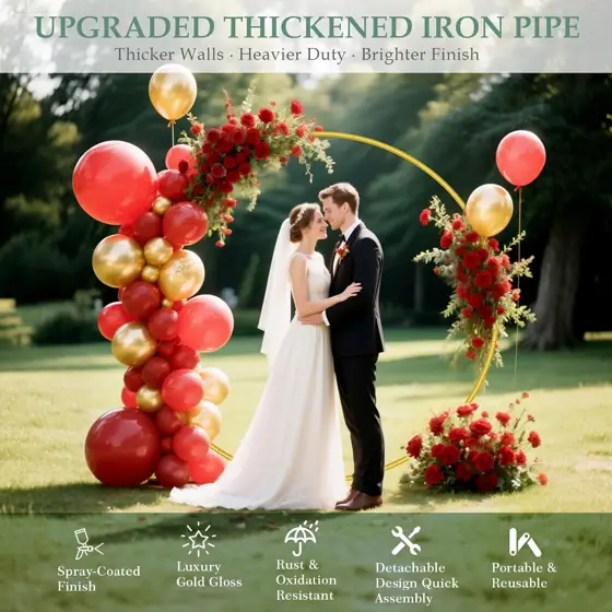 WellSign 6.6FT Round Balloon Arch… — Photo 3