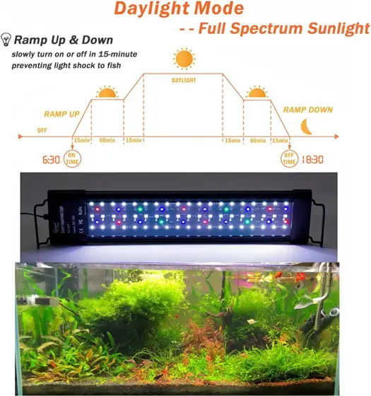 hygger Auto On/Off LED Aquarium… — Photo 4