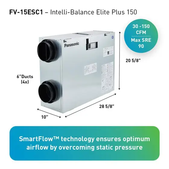 Panasonic Intelli-Balance Elite ERV, 30-150… — Photo 2