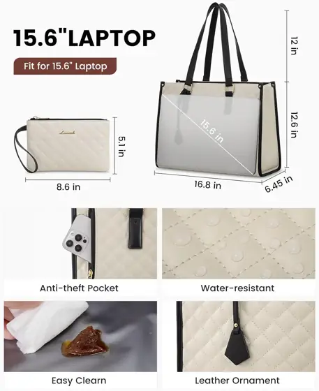 LOVEVOOK Lunch Tote Bag for… — Photo 3