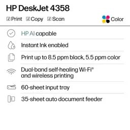 HP DeskJet 4358 Wireless All-in-One… — Photo 2