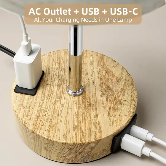 Table Lamp with Touch, AC… — Photo 2