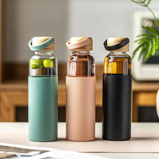 21oz Borosilicate Glass Water Bottles… — Photo 4