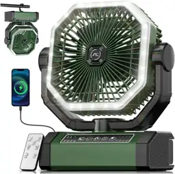 Allsion Camping Fan - 24000mAh… — Photo 1