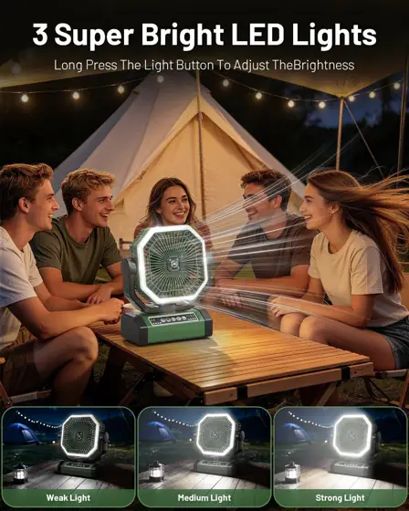 Allsion Camping Fan - 24000mAh… — Photo 4