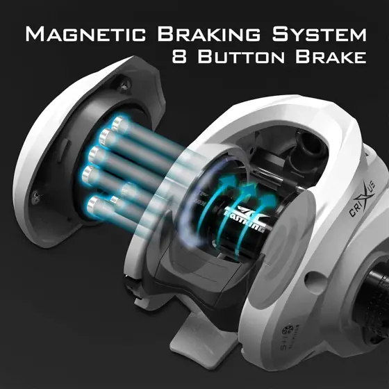 KastKing Crixus Baitcaster & Rod-Reel… — Photo 3