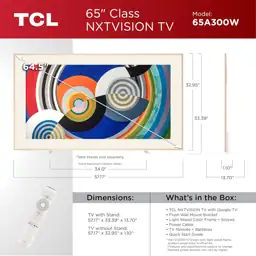 TCL 65-Inch NXTVISION Art TV… — Photo 2