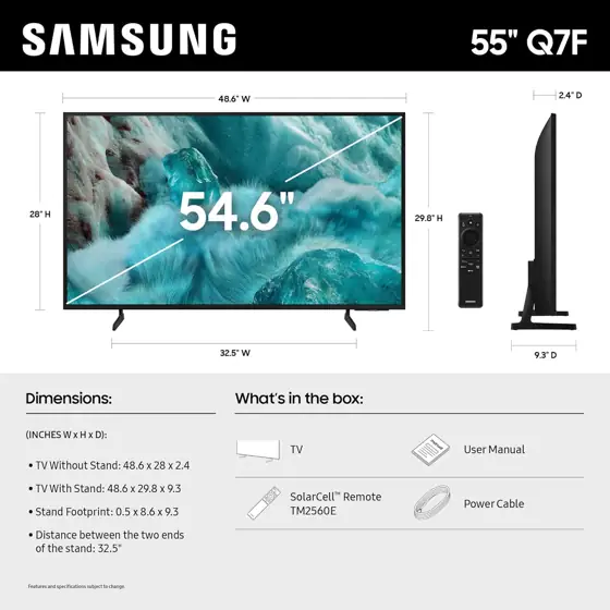 Samsung 55-Inch QLED Q7F Series… — Photo 2