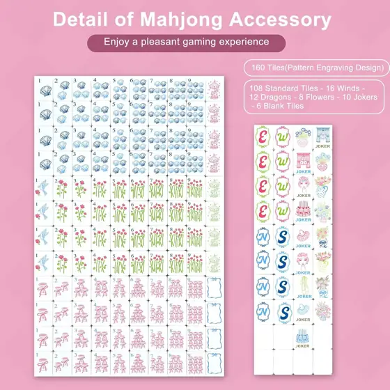 Arrowbash 160 Pcs Mini Mahjong… — Photo 3