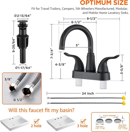 KPW Bathroom Sink Faucet 2… — Photo 2