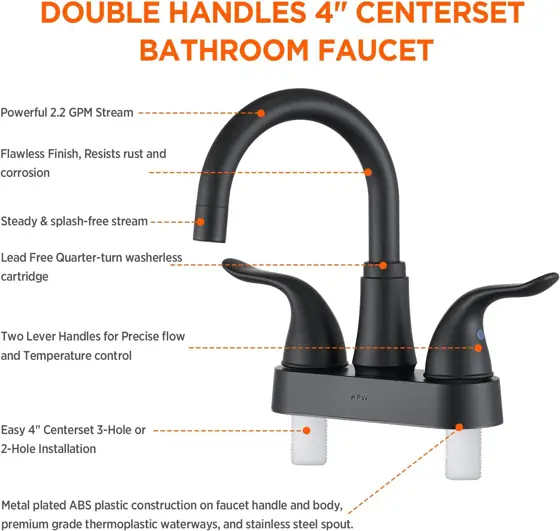KPW Bathroom Sink Faucet 2… — Photo 4