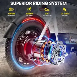 Caroma Peak 1200W Electric Scooter… — Photo 2