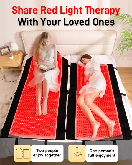 Triple-Mode Red Light Therapy Mat,… — Photo 4