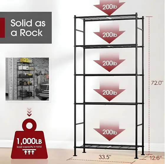 Sakugi 2-Pack 5-Tier Steel Garage… — Photo 2