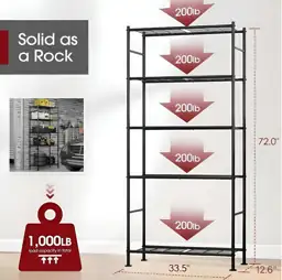 Sakugi 2-Pack 5-Tier Steel Garage… — Photo 2