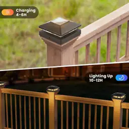 Solar Post Cap Lights Outdoor… — Photo 2