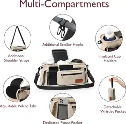 Momcozy Universal Stroller Organizer with… — Photo 2