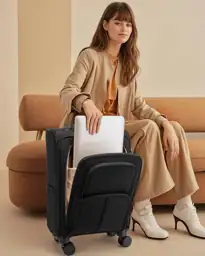LOVEVOOK Carry-On Luggage 22x14x9, Airline… — Photo 2