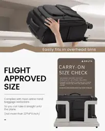 LOVEVOOK Carry-On Luggage 22x14x9, Airline… — Photo 3
