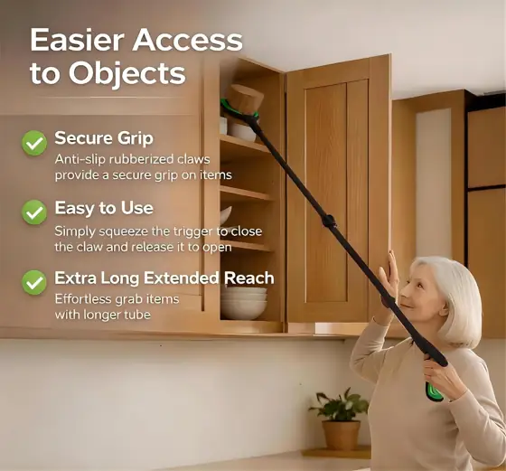 48" Aluminum Foldable Reacher Grabber,… — Photo 3