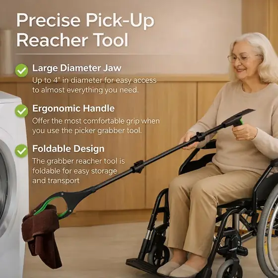 48" Aluminum Foldable Reacher Grabber,… — Photo 4
