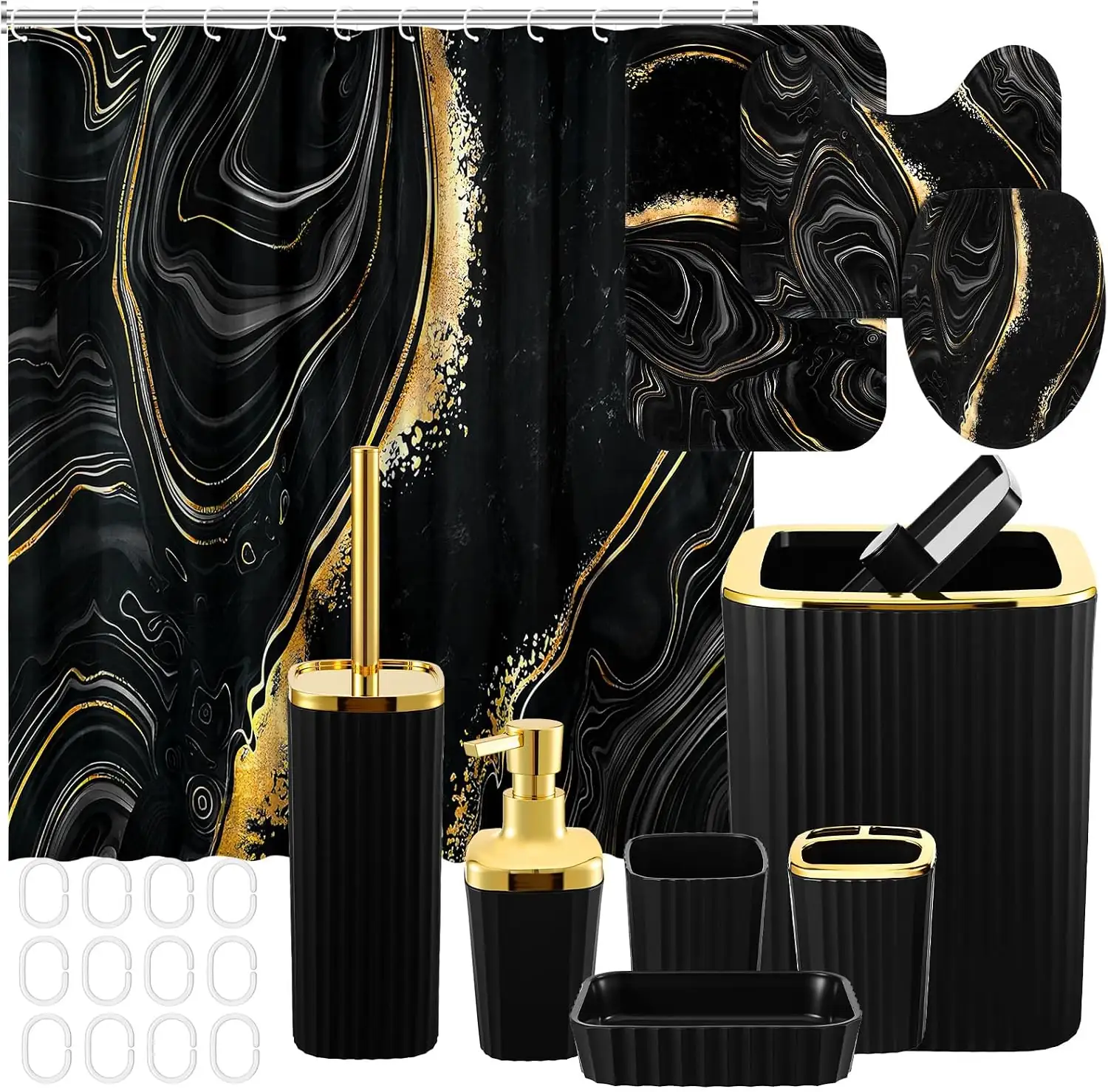 Patelai 10 Pcs Black and… — Photo 1