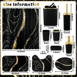 Patelai 10 Pcs Black and… — Photo 4