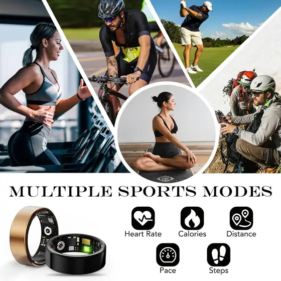 Smart Health Ring Fitness Tracker,… — Photo 3