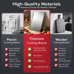 Titanium Cutting Board for Kitchen,… — Photo 3