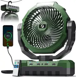 FRIZCOL 3-in-1 Camping Fan, Portable… — Photo 1