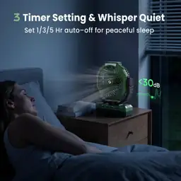 FRIZCOL 3-in-1 Camping Fan, Portable… — Photo 4