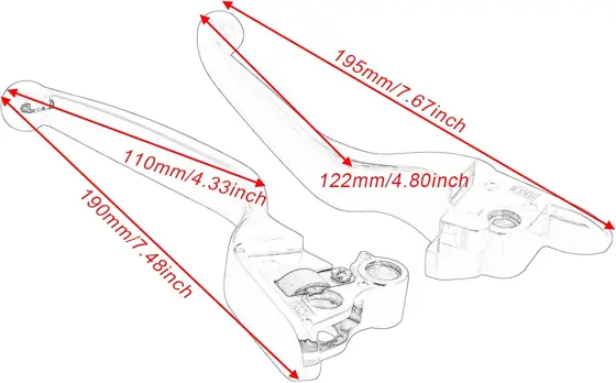 Motorcycle Brake Clutch Lever Set… — Photo 2