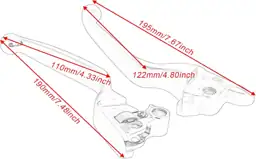 Motorcycle Brake Clutch Lever Set… — Photo 2