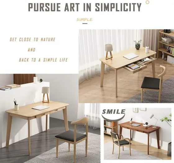 IOTXY Solid Wood Writing Desk… — Photo 4